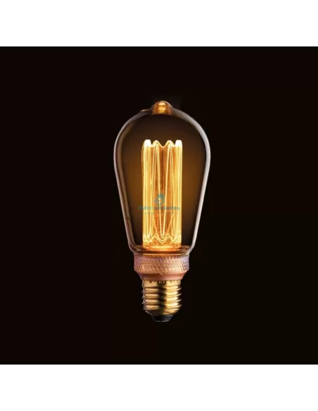 Wiva 12100633 Glasslight st64 antique e27 2.5w 2000k